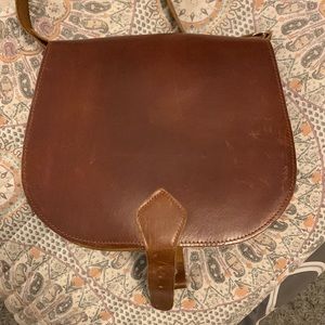 100% Authentic Leather Saddle bag